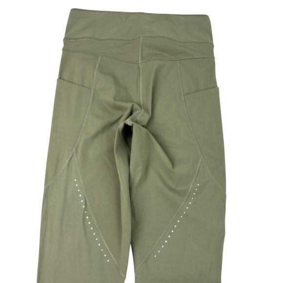 Lululemon Fast and Free HR Tight 25” Army Green Women’s Size 6 NWT Reflective - Picture 16 of 16
